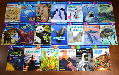 Lot of 20 Step Into Reading SCIENCE Reader Picture Books Animals, Nature L1