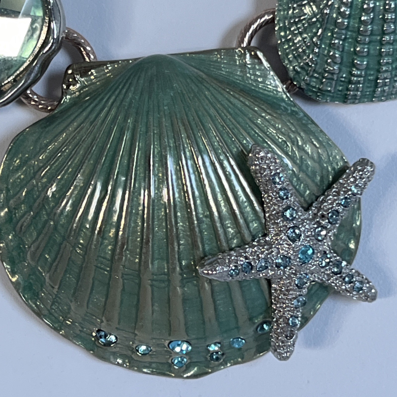 Gorgeous St. Thomas Seashell Statement Necklace ~… - image 5