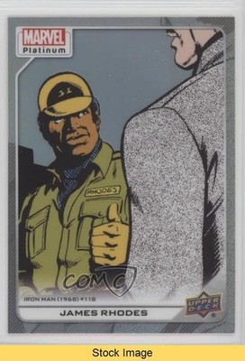 2023 Upper Deck Marvel Platinum High Series Rainbow Rhodey Rhodes James READ 1u6