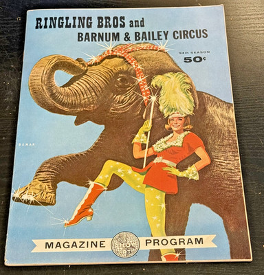 1964 Ringling Bros and Barnum Bailey Circus 94th Season Magazine Program