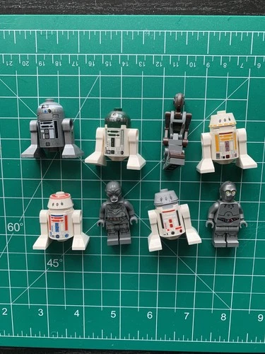 Lego Star Wars Astromech Protocol Droid Lot Varied 8 Minifigures