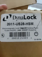 DynaLock 2011-US28-HSM Electromagnetic Lock 1200lbs 12-24V Outswing NEW IN BOX