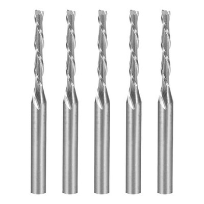 5Stk 3,175 mt Schaft 2,0mmx38mm Hartmetall Flache Nase Schaftfräser CNC Fräser