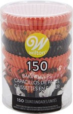Halloween Cup Cake/Muffin, Baking Cup Liners Assortment, 150 Ct, New