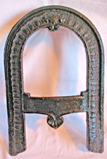 Antique Victorian Period Cast Iron Reclaimed Wall Mounted Boot Scraper & Fixings