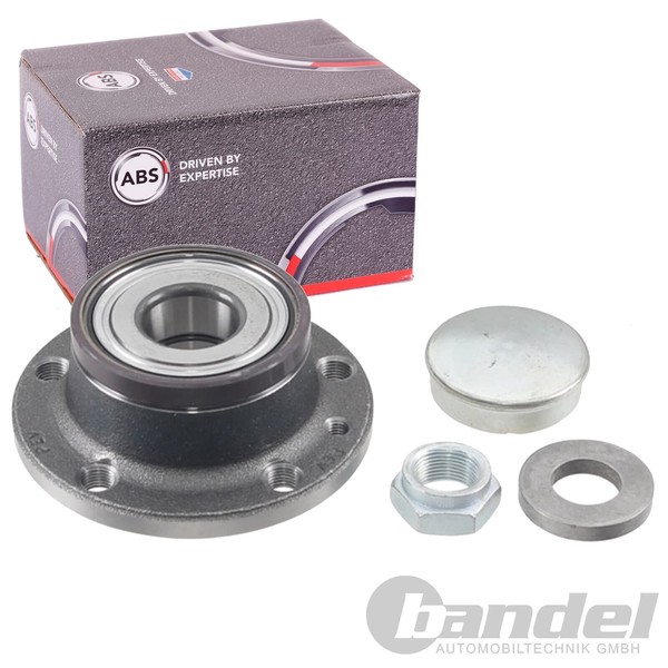 ABS RADLAGER-SATZ Mit ABS-RING Hinten Passend FüR Fiat 500L Doblo Fiorino Tipo O-image