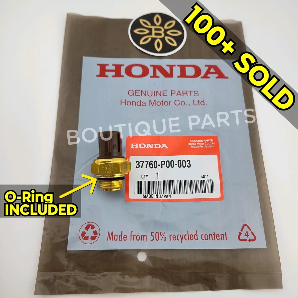 OEM Genuine for Honda Fan Switch Thermostat NIPPON THERMO JAPAN  37760-P00-003 - Image 2 of 4