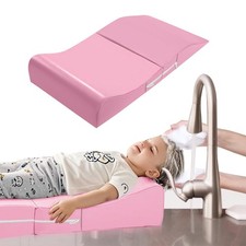 Extra Large Hair Washing Station for - Ergonomic Shampoo Foam Mat with Neck S...