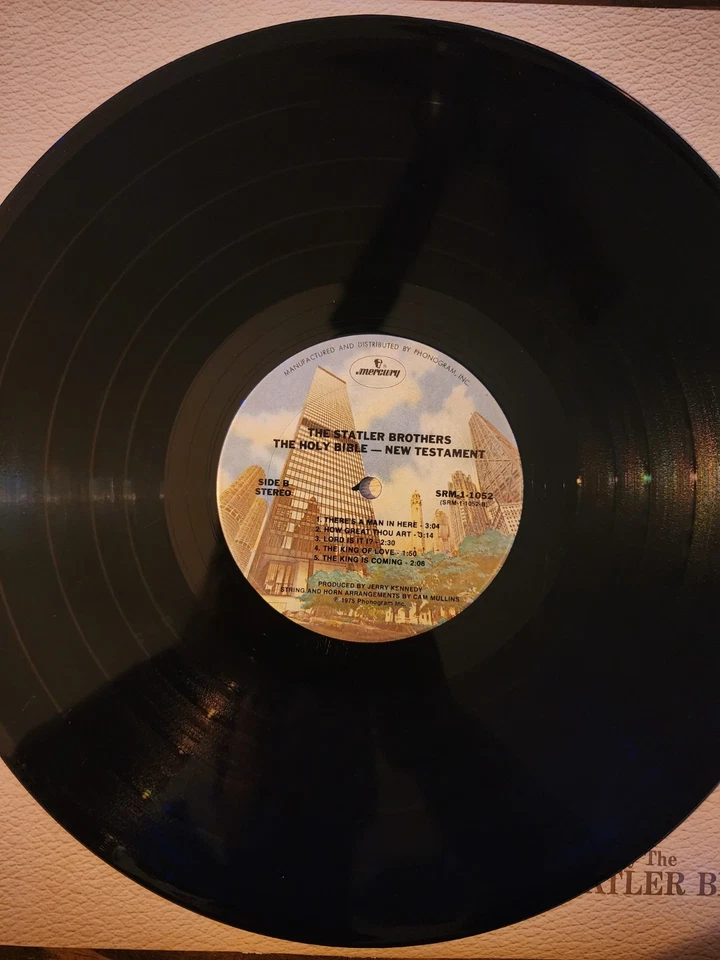 Statler Brothers - Holy Bible New Testament (1975) - 12" Vinyl Record LP - Image 3 of 4