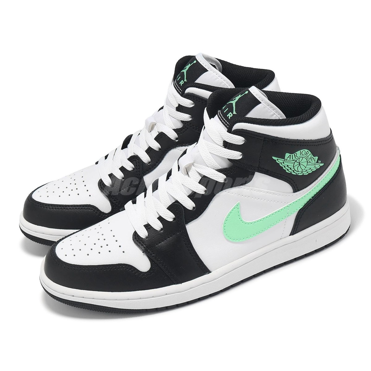 シューズ(男性用) NikeWMNS AJ1Lucky Green/White-Sail-Black シューズ(男性用) NikeWMNS AJ1Lucky Green/White-Sail-Black