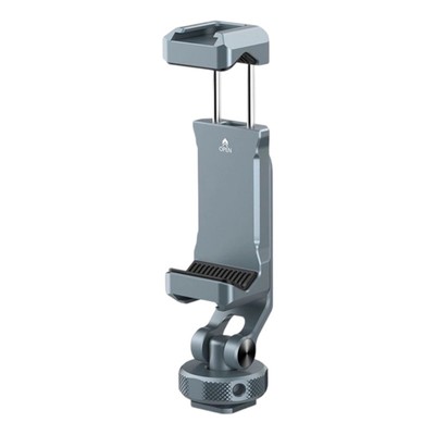 Double Cold Shoe Mount 360 Rotating Phone Holder Aluminum Brackets 1/4 for Phone