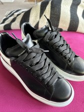 Alexander McQueen Black & White Trainers UK size 8.5