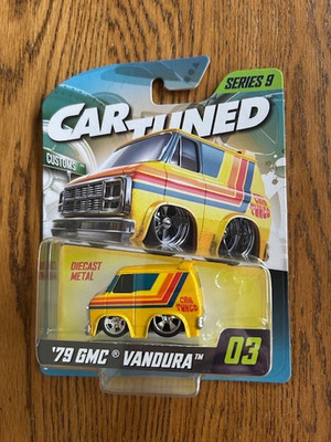 Car Tuned Series 9  79 GMC Vandura #03 Yellow CarTuned NEW Free Shipping