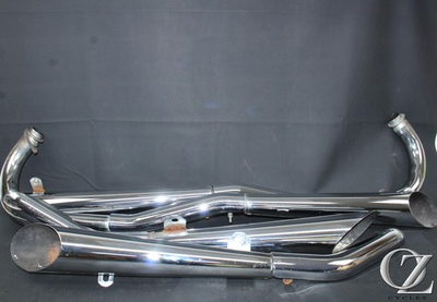 #ad 94 03 HONDA VF750 MAGNA 750 VF750C2 Complete Header Exhaust Muffler Slip on OEM $358.95