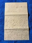 1862 Civil War Draft Letter -Town Raises Bounty to Avoid Draft - Maine