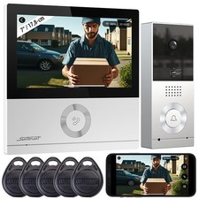 Somikon WLAN-Full-HD-Video-Gegensprechanlage, Versandrückläufer