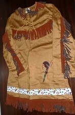 Vintage Sears Native American Indian Western Costume Child Size L6/6x.