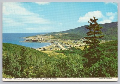 Grande Vallée Gaspésie Coast in Quebec Canada c1970s Postcard