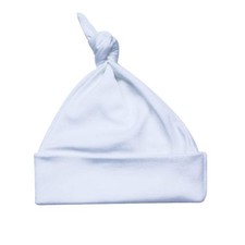 Laughing Giraffe Blank Baby Knotted Beanie Hat 0-6 Months 0-6 Newborn, White