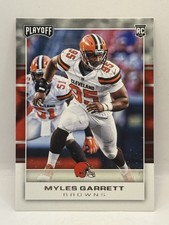2017 Panini Playoff Myles Garrett RC Rookie Card #242 Cleveland Browns. rookie card picture