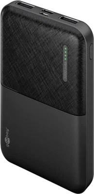 kompakte Powerbank, 5.000 mAh, schwarz - Bild 1 von 4