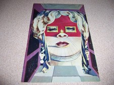 MAE WEST, SALVADORE DALI VTG ART POSTCARD
