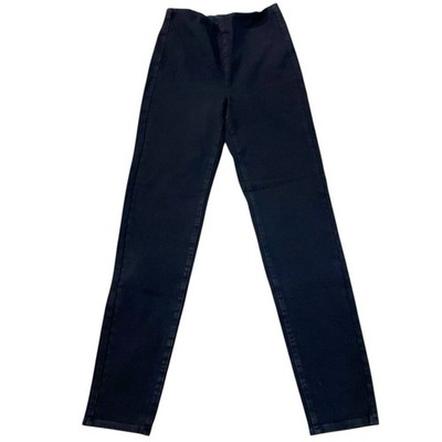 Commando Do It All Denim Leggings Small Black Skinny Fit High Rise Stretchy