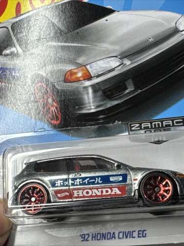 Hot wheels 1/64 π²π« Zamac 92 Honda Civic Eg mainline 2024 #4/10 - Foto 3 di 6