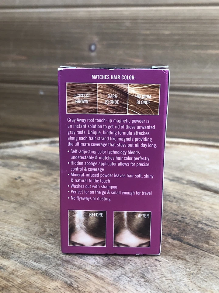 Everpro Gray Away Polvo Magnético Marrón Más Claro Medio Rubio Nuevo Foto 4 de 4