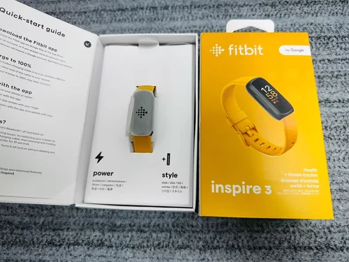 Original Fitbit Inspire 3 Health & Fitness Tracker + Sport Bracelet Watch Bands - Picture 4 of 18