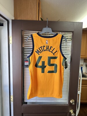 NWT Nike Donovan Mitchell #45 Utah Jazz Alternate Authenti NBA