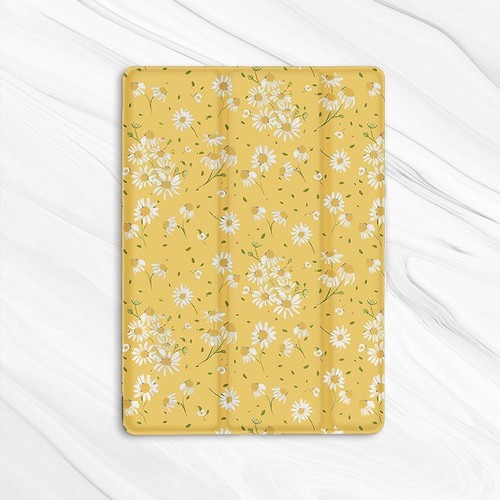 Floral Daisy Flowers Yellow Case For iPad 10.2 Air 3 4 5 Pro 9.7 11 12.9 Mini - Picture 6 of 6