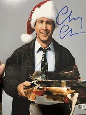 Autographed Chevy Chase Christmas Vacation 11x14 Photo Beckett Signed Auto