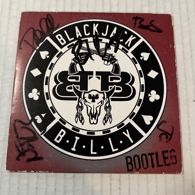 Black Jack Billy Bootleg EP cd 2013 autographed EP Rare & HTF