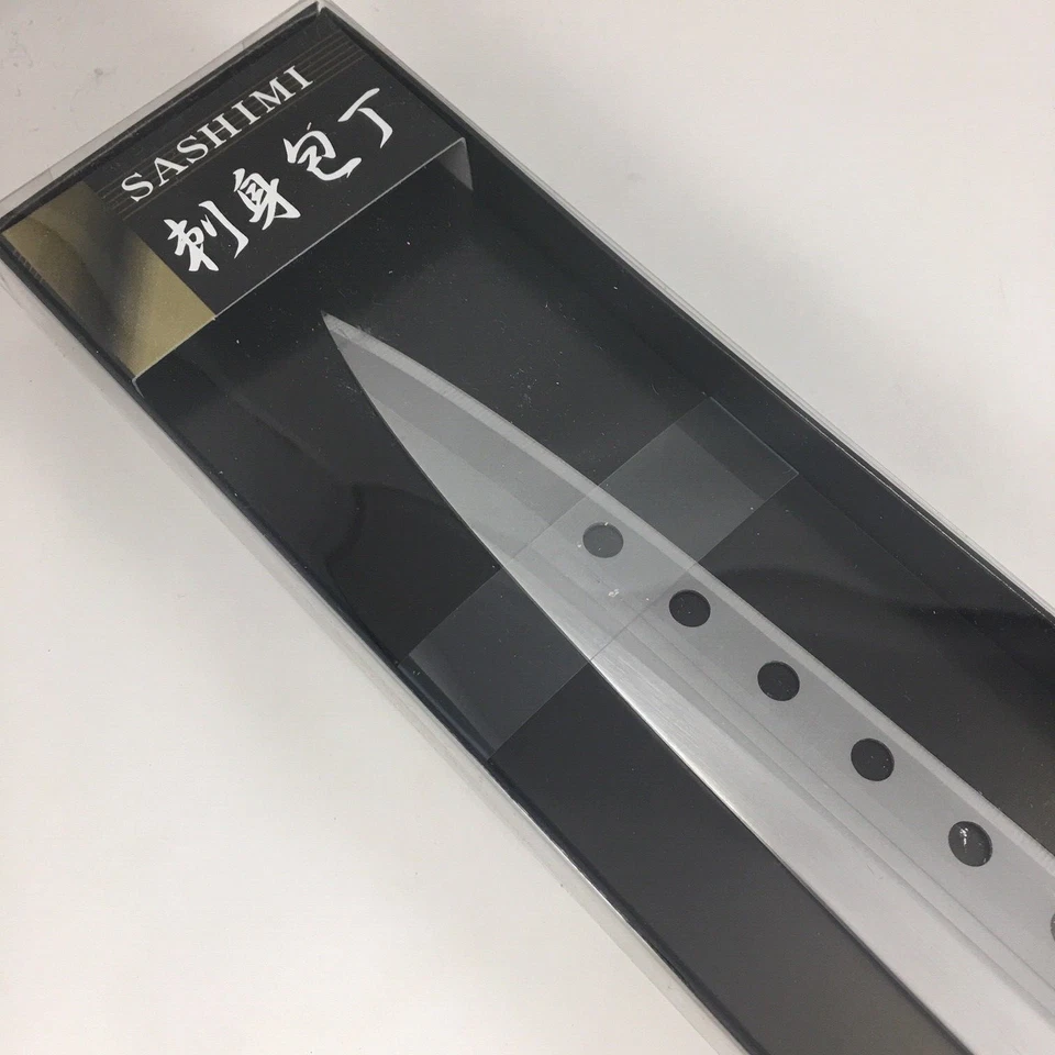 Cuchillo de cocina japonés Sekiryu de acero inoxidable Sashimi 8-3/8" (210 mm) HECHO EN JAPÓN Foto 3 de 4