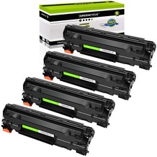 4PK CF283X 83X Black Toner Cartridge Compatible For HP LaserJet Pro M201n M202n