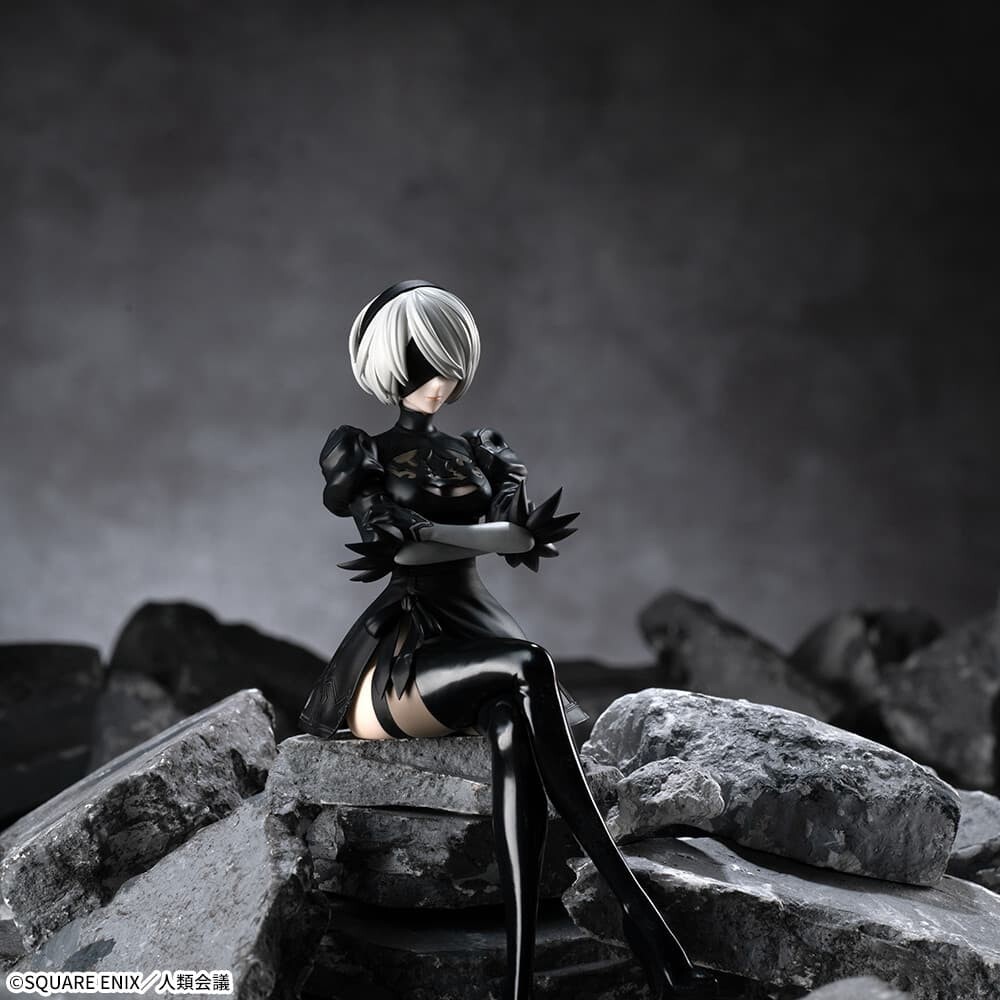 め*ぁ様 FULL COUNT☆フルカウント☆N-2B ☆40サイズ☆ブラック SEGA NieR:Automata Ver1.1a Chokonose Premium Figure 2B from Japan