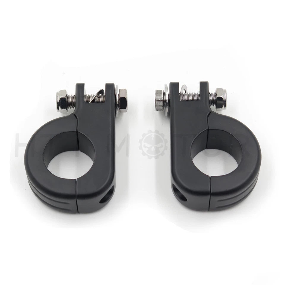 Soportes de clavija de carretera para soportes de clavija de pie de barra de choque de 1,25" abrazaderas de clavija de protección del motor Foto 3 de 4