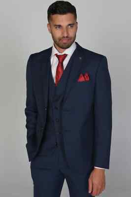 HERREN PAUL ANDREW CHARLES GRAU TAILLIERT PASSFORM 3-TEILIG ANZUG HOCHZEIT ABSCHLUSSBALL 40/34