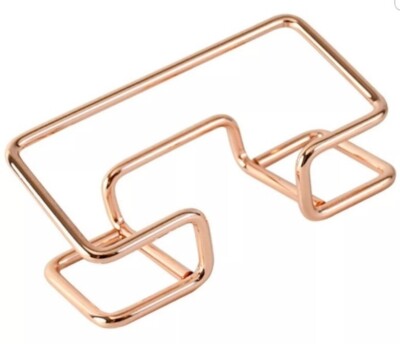Roségold Metall Visitenkarten Halter Display Ständer Büro Schreibtisch Empfang Arbeit
