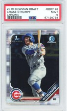 CHASE STRUMPF 1st Bowman 2019 Bowman Draft Chrome PSA 9 Mint