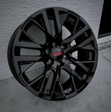 Gloss Black Gmc Sierra Denali Style Wheels 22x9 Fits 2000-2026 Sierrayukon