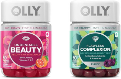Undeniable Beauty Gummy & Flawless Complexion Gummy, Clear and Healthy Skin S...
