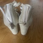 Women’s Jessica Simpson Gold Sparkle Sandals Size 6M  — photo 9