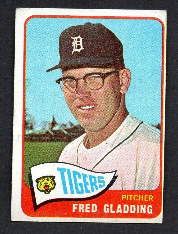 1965 Topps #37 Fred Gladding Tigers VG/EX