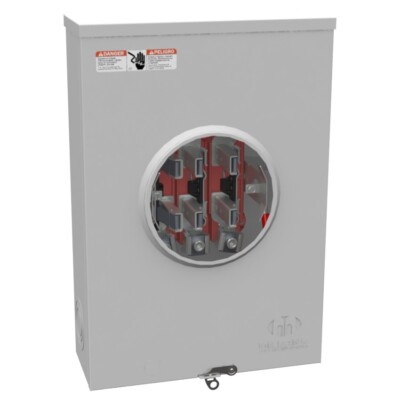 Milbank U2046-O 3-Phase 7 Terminal Ringless Plain Top Lever Bypass Lindstrom