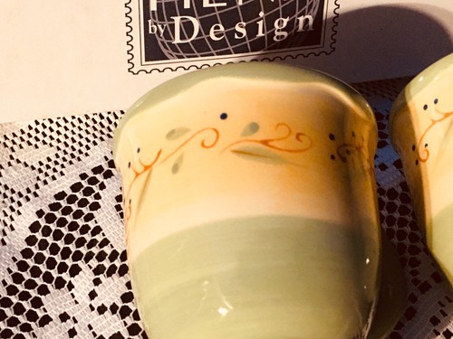 Workshop Of Gerald Henn Pottery, Cottage Garden Cups, New! - Picture 4 of 9