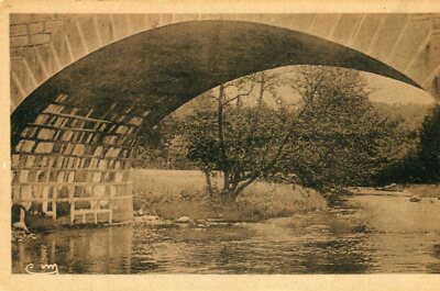 Karte USSON EN BOOREZ Brücke über die Ance Route d'Usson 