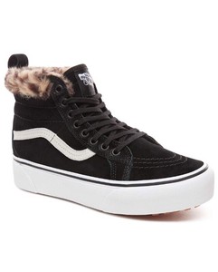 faux fur lined vans