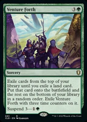 1x Venture Forth MTG - Commander Legends: Battle for Baldur's Gate - NM-Mint